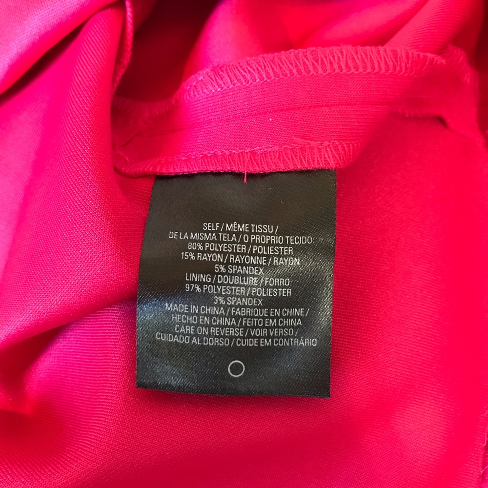 T Tahari hot pink midi dress. Women’s size 10. - Picture 11 of 12